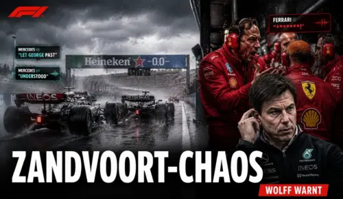 Funk-Eskalation in Zandvoort: Hamilton giftet, Mercedes greift durch