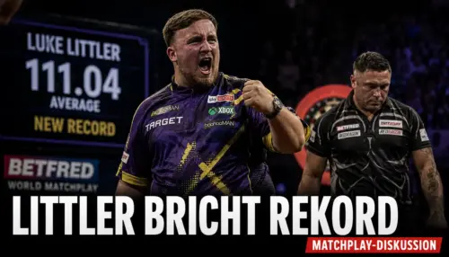 Rekord-Average 111,04: Littler stellt Phil Taylors Bestmarke in den Schatten