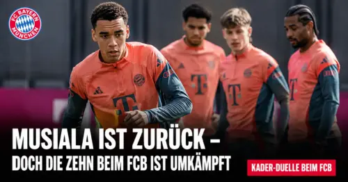 Musiala trainiert wieder – doch die Bayern-Startelf wird eng