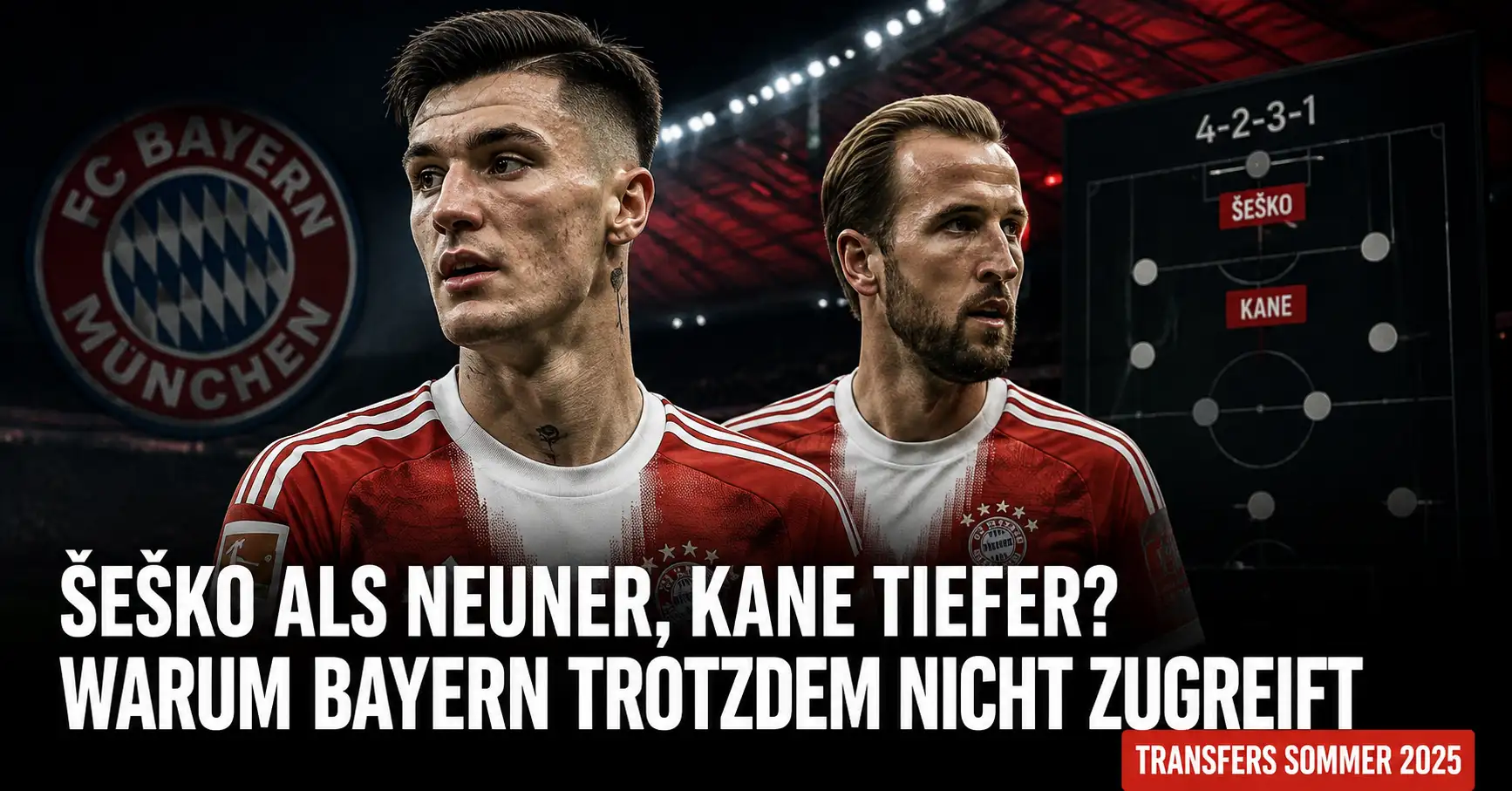 Sturm-News an der Säbener Straße: Bayern behält Šeško im Blick – trotz Kane