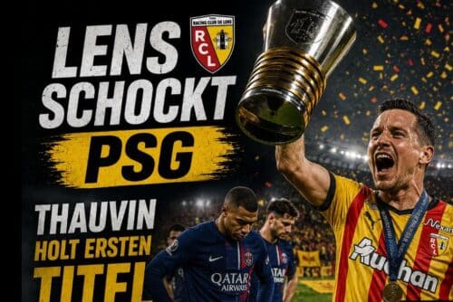Lens schockt PSG: Thauvin holt den ersten Titel der Saison