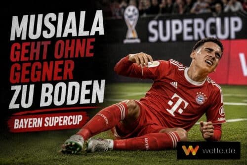 Musiala geht ohne Gegner zu Boden: Wie ernst ist die Lage vor dem Supercup?