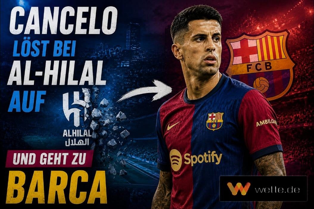 Er zahlt selbst drauf: Cancelo löst bei Al-Hilal auf und geht zu Barça
