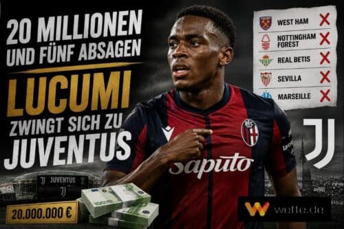 20 Millionen und fünf Absagen: Lucumí zwingt sich zu Juventus