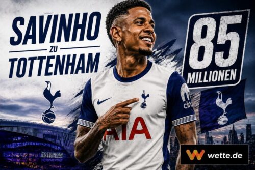 Savinho zu Tottenham: 85 Millionen – und Marmoush soll folgen