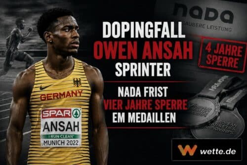 Stichtag im Dopingfall Ansah: Deutschlands schnellstem Sprinter droht die Vier-Jahres-Sperre