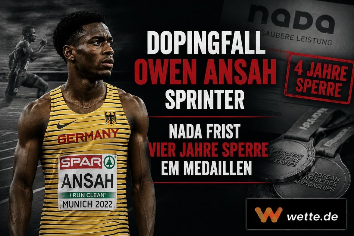 Stichtag im Dopingfall Ansah: Deutschlands schnellstem Sprinter droht die Vier-Jahres-Sperre
