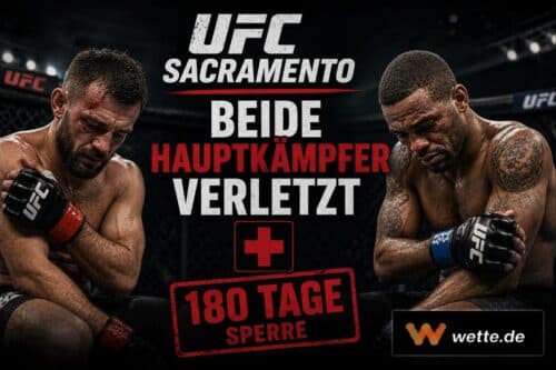 Beide Hauptkämpfer mit Bruchverdacht: Lange Sperren nach UFC Sacramento