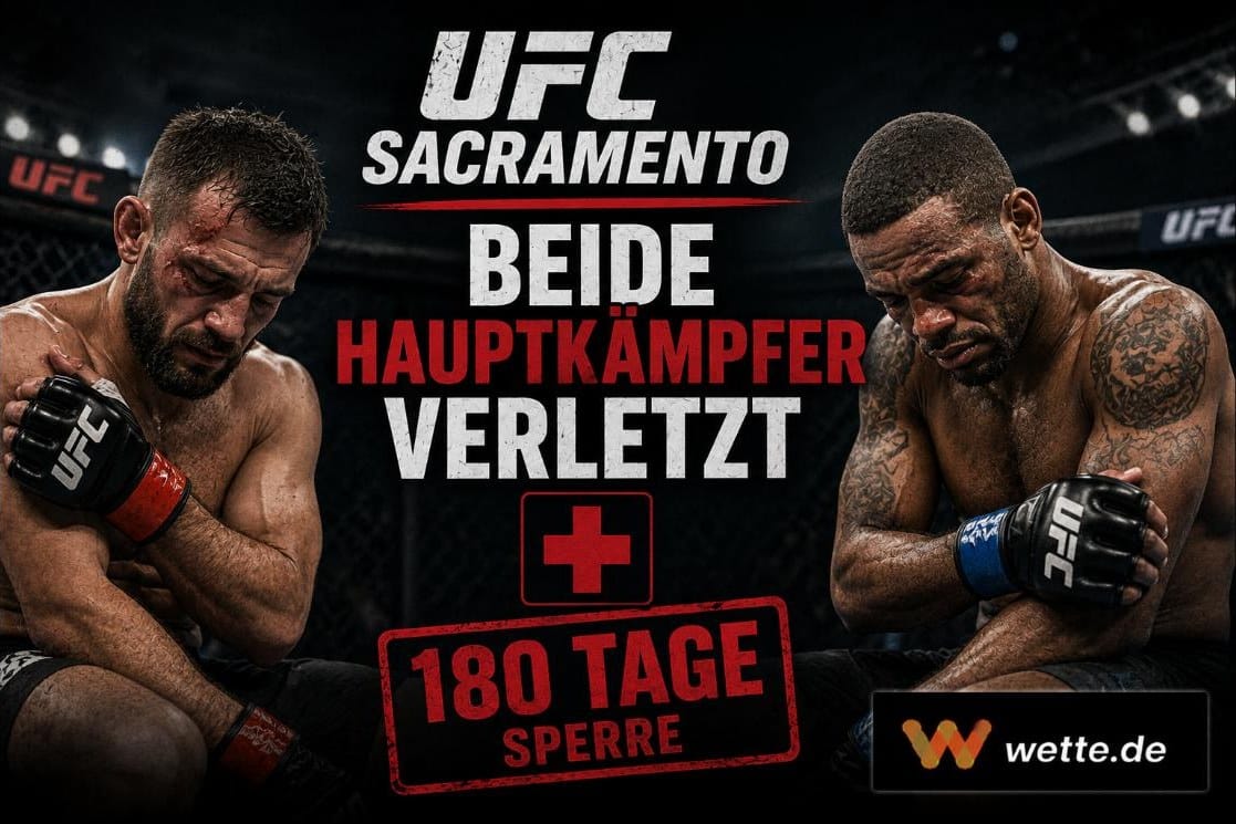 Beide Hauptkämpfer mit Bruchverdacht: Lange Sperren nach UFC Sacramento