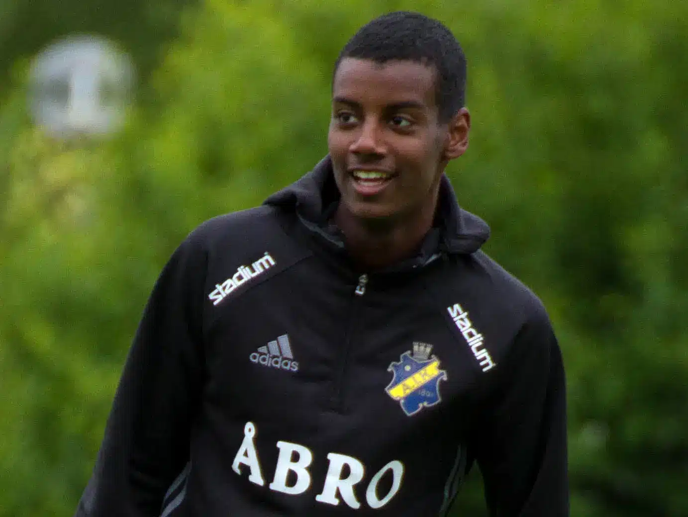Alexander Isak während eines Trainings im Jahr 2016